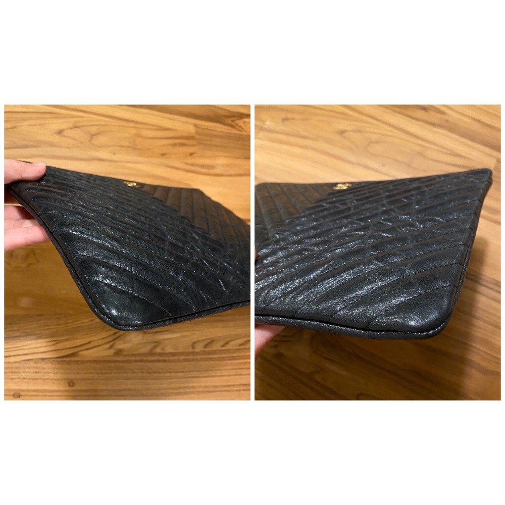 🚫SOLD🚫 New Chanel Clutch Chevron Iridescent - Picture 5 of 8